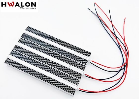 Máy sưởi nhôm 300W PTC Máy sưởi không khí gốm nhiệt độ liên tục Các yếu tố sưởi cho thiết bị đơn vị thông gió 120 * 75 * 15mm