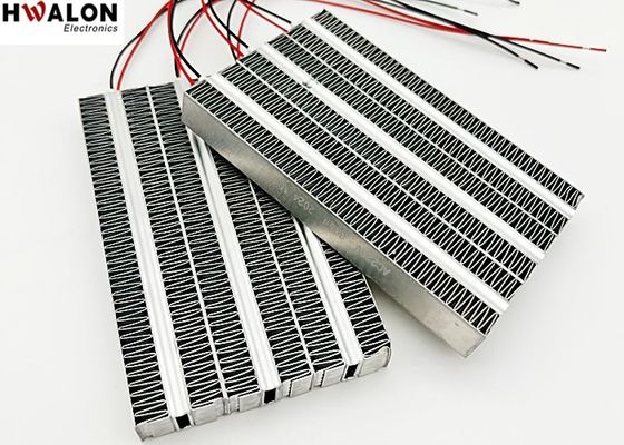Máy sưởi nhôm 300W PTC Máy sưởi không khí gốm nhiệt độ liên tục Các yếu tố sưởi cho thiết bị đơn vị thông gió 120 * 75 * 15mm