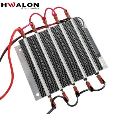 PTC cách nhiệt Máy sưởi khí gốm nhiệt độ liên tục Bộ sưởi 200W AC/DC 12V