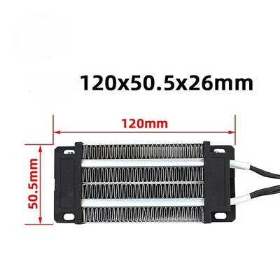 Điện trở sưởi gốm PTC 24V 200w 120X50.5X26mm cho quạt gió, dùng cho hệ thống điều hòa không khí