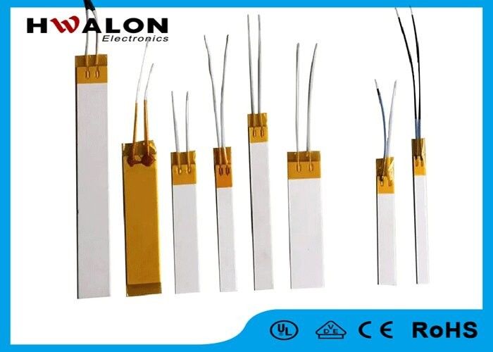 Máy sưởi Mch gốm tấm vuông cho máy thẳng tóc 24v tấm sưởi gốm điện màu trắng cho máy y tế MCH Kháng cách nhiệt